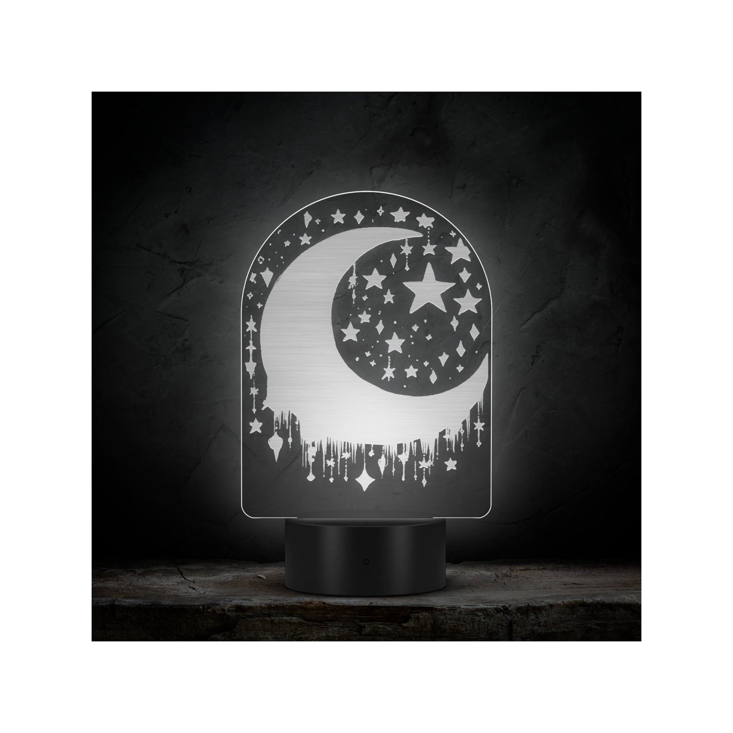 Night light, Color changing night light, Moon and stars night light, Bedroom light, Kids Night light, Nursery Decor