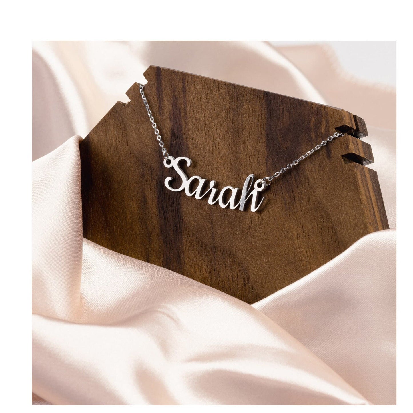 Personalized Word Of Intent Necklace / Inspiration Necklace / Customized Name Necklace / 316 Stainless Steel / Personal Growth