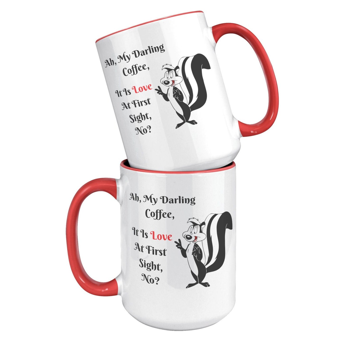 Pepe Le Pew Mug / Nostalgic Coffee Mug / Novelty Coffee Mug / Coffee Lover Gift / Looney Tunes Mug / Cute Pepe Le Pew Mug / Cartoon Mug