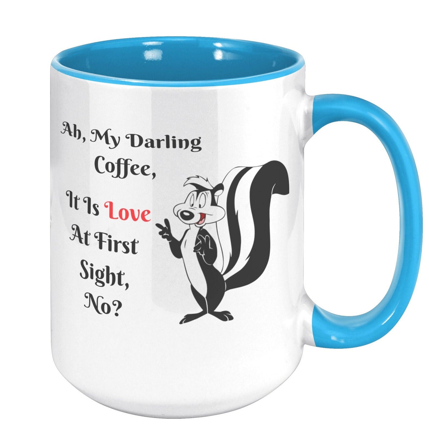 Pepe Le Pew Mug / Nostalgic Coffee Mug / Novelty Coffee Mug / Coffee Lover Gift / Looney Tunes Mug / Cute Pepe Le Pew Mug / Cartoon Mug
