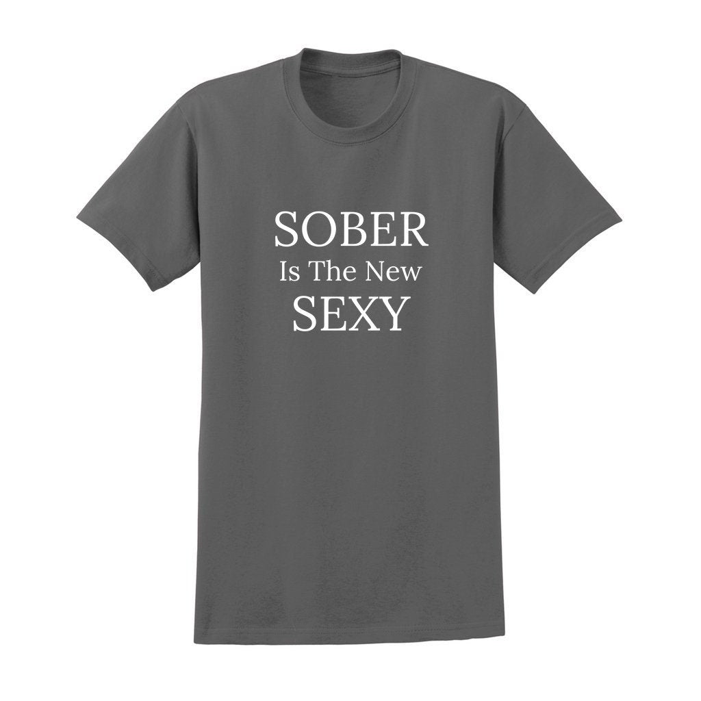 Sober Is the New Sexy T Shirt, Recovery/Sobriety Shirt, Sober Anniversary Gift, AA Recovery, Unisex Ultra Cotton T-Shirt