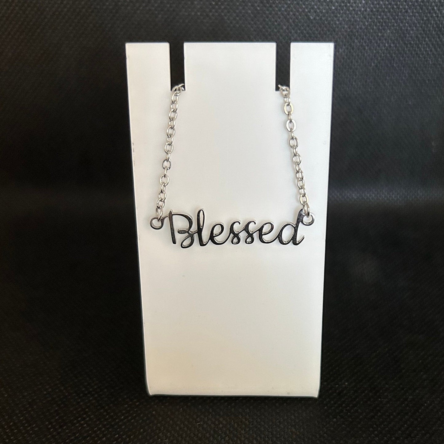 Personalized Word Of Intent Necklace / Inspiration Necklace / Customized Name Necklace / 316 Stainless Steel / Personal Growth