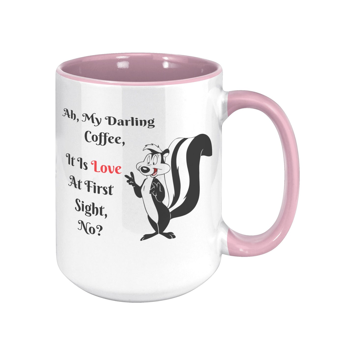 Pepe Le Pew Mug / Nostalgic Coffee Mug / Novelty Coffee Mug / Coffee Lover Gift / Looney Tunes Mug / Cute Pepe Le Pew Mug / Cartoon Mug