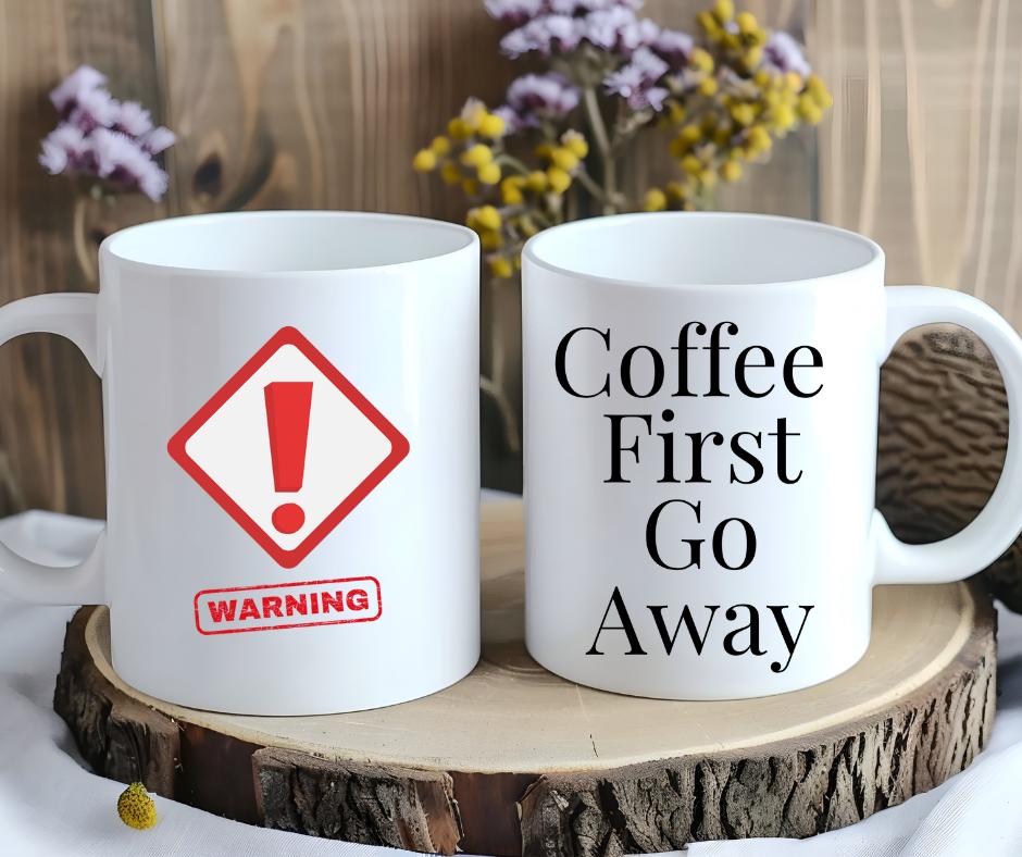 Coffee Lovers Mug, Coffee Lover Gift, Coffee first, Addicted to coffee, Coffee humor, Funny coffee sayings