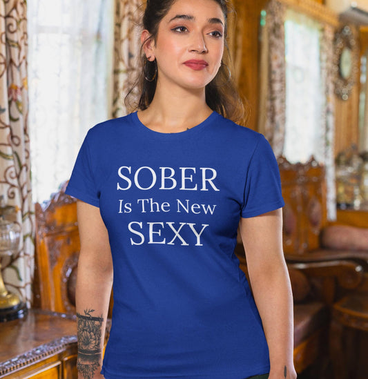 Sober Is the New Sexy T Shirt, Recovery/Sobriety Shirt, Sober Anniversary Gift, AA Recovery, Unisex Ultra Cotton T-Shirt