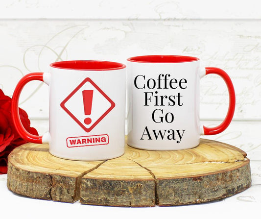 Coffee Lovers Mug, Coffee Lover Gift, Coffee first, Addicted to coffee, Coffee humor, Funny coffee sayings