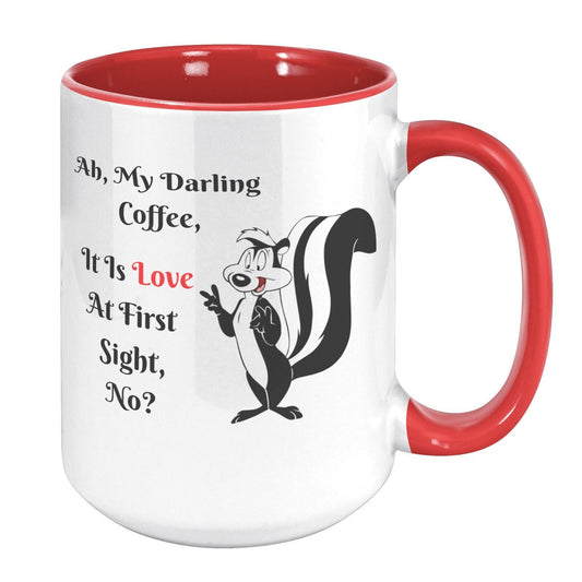 Pepe Le Pew Mug / Nostalgic Coffee Mug / Novelty Coffee Mug / Coffee Lover Gift / Looney Tunes Mug / Cute Pepe Le Pew Mug / Cartoon Mug