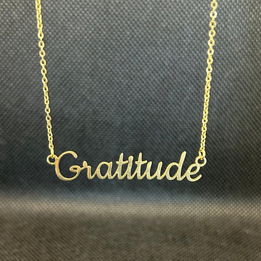 Personalized Word Of Intent Necklace / Inspiration Necklace / Customized Name Necklace / 316 Stainless Steel / Personal Growth